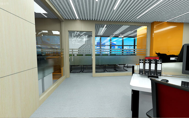 南京新港网络600㎡办公空间360°全景案例
